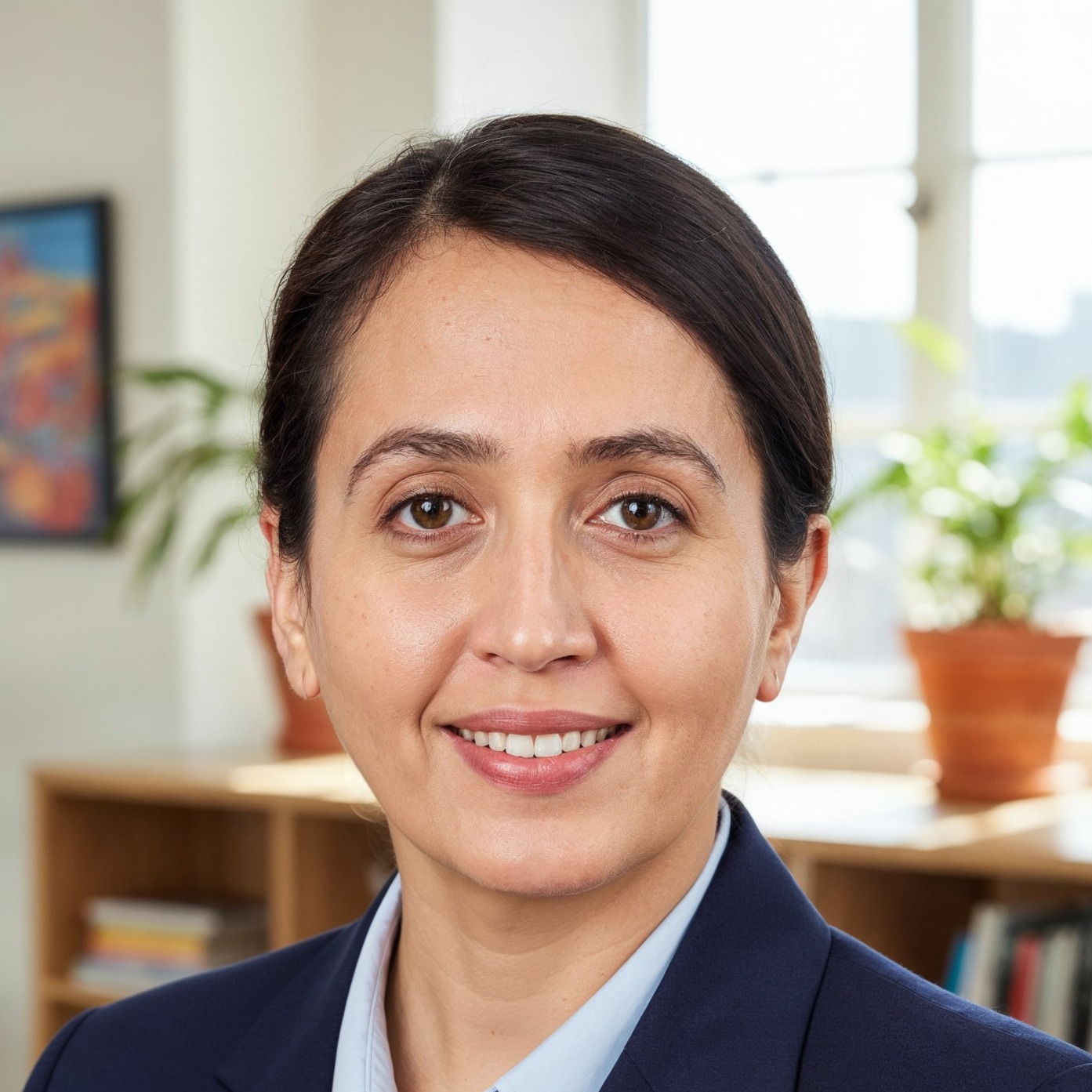 Portrait of Sabeen Asif, marketing and stories lead at Timeless Walls Art
